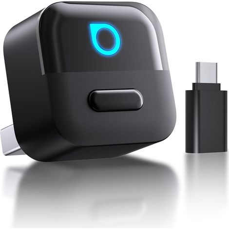 (2026 Nouveau) 2 en 1 sans Fil Adaptateur CarPlay & Android Auto, Ottocast Mini Pico avec Déconnexion en Un Seul Appui, BT 5.4, Plug & Play pour Voitures avec CarPlay/Android Auto d’Origine