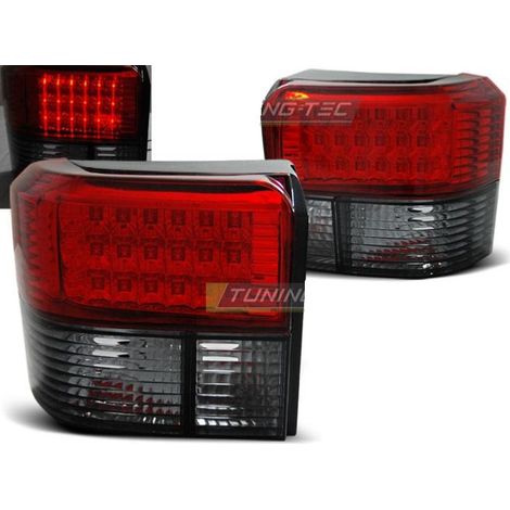 Paire de feux arriere VW T4 90-03 LED rouge fume (1/2)