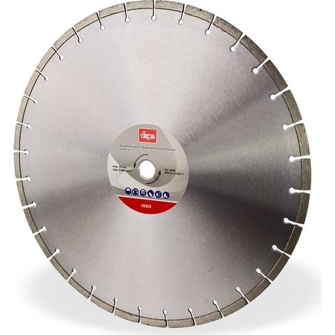 Segmentierte Diamanttrennscheibe 450x25,4 mm Trennscheibe Diamant Beton Granit (1/2)