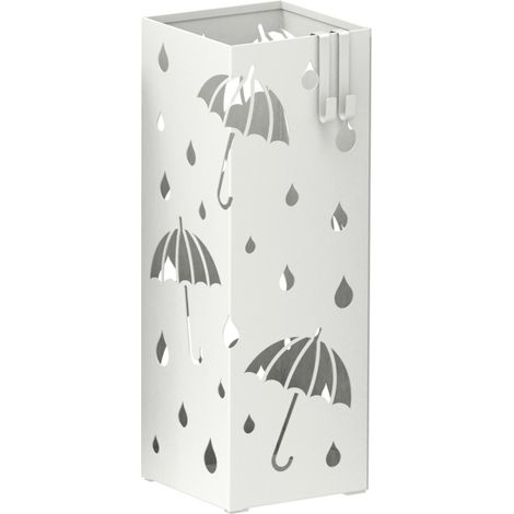 Soporte para paraguas - Blanco - 15x15x43 cm