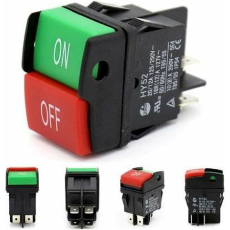 KODU HY52 interrupteur à bouton poussoir pour appareil mécanique pour équipement-1pc