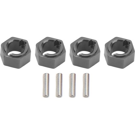 Adaptateur de moyeu de Roue en Alliage d'aluminium, combinateur Hexagonal de 7mm pour Voiture RC Compatible avec Les véhicules à échelle 1 24 (1/5)