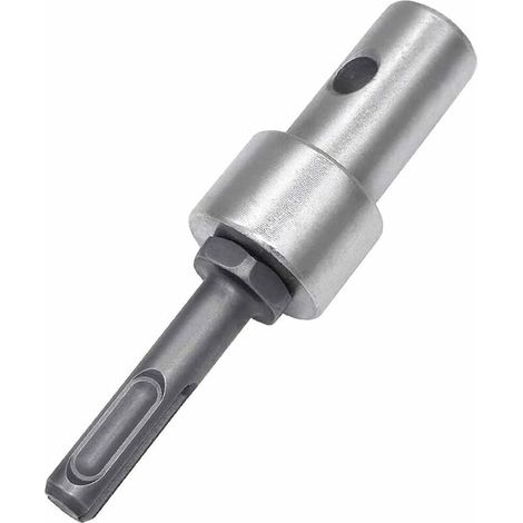 Adaptateur de perceuse électrique pour perceuse sans fil et perceuse sans fil, SDS Plus vers filetage de 1,3 cm (M13 x 15 mm) - Tige ronde pour visseuse à percussion, (1/5)