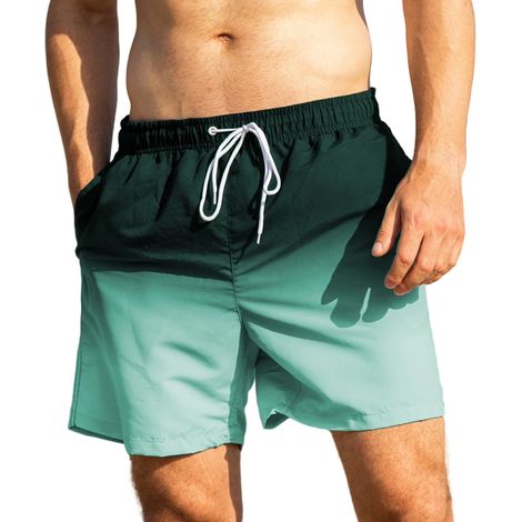 1 short de bain homme, séchage rapide, doublure boxer compressive, 7 pouces, poches intégrées, pour natation et sport (1/5)