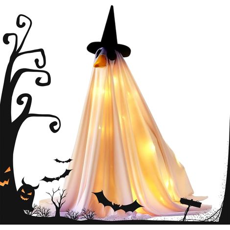 Costume d'Halloween d'oies avant - Avec éclairage - 58 cm - Statue d'oies - (1/5)