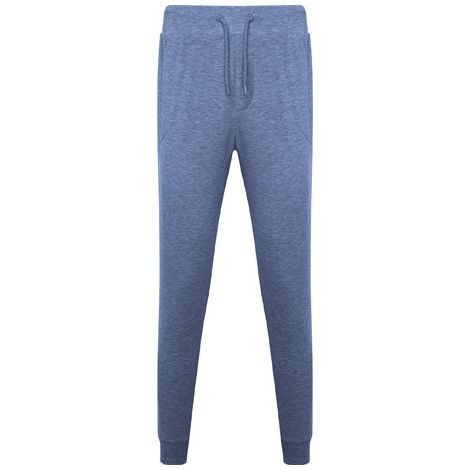 Pantalón largo unisex con puño en el bajo y ajuste con cordones para deporte IRIA ROLY 2XL Denim vigoré