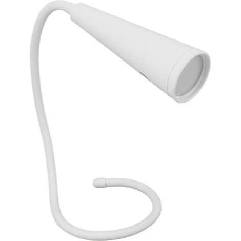 Lampe de chevet USB avec col de cygne flexible, 3 modes de couleur et intensité variable, lampe de lecture protectrice pour les yeux, idéale pour le bureau ou la chambre. (1/5)