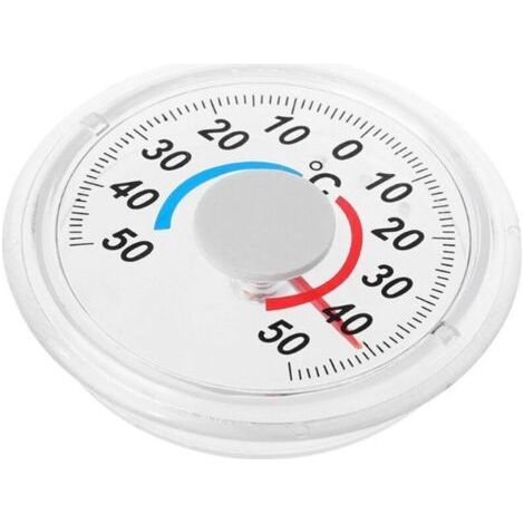 Thermomètre extérieur auto-adhésif outil de mesure fenêtre portes et fenêtres fenêtres fenêtres transparentes portes et fenêtres Transparent Étanche Thermomètre sans batterie (1/4)