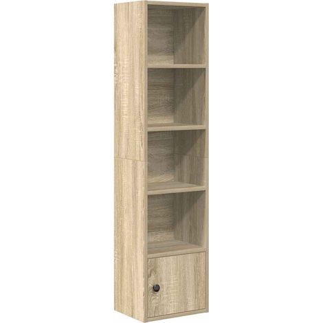 Maison Exclusive - Bücherregal Sonoma-Eiche 31x24x127 cm Holzwerk