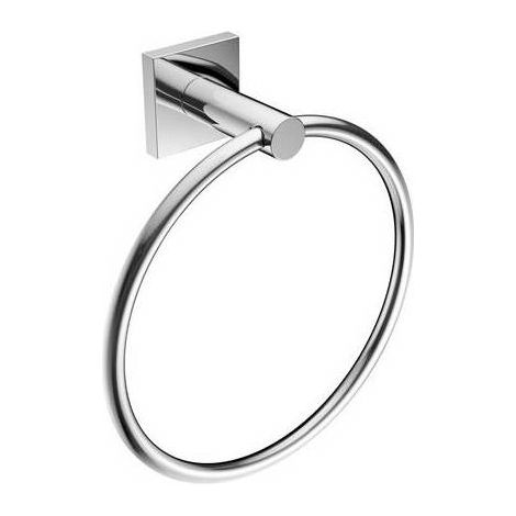 PORTA ASCIUGAMANI AD ANELLO MOD. HOTEL MAISON Misura: Cromo cm 19 x h.21 x 7,4