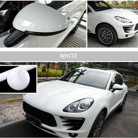 Film vinyle brillant extensible pour voiture, autocollant de protection avec déflecteur d'air, accessoires de style (1/4)
