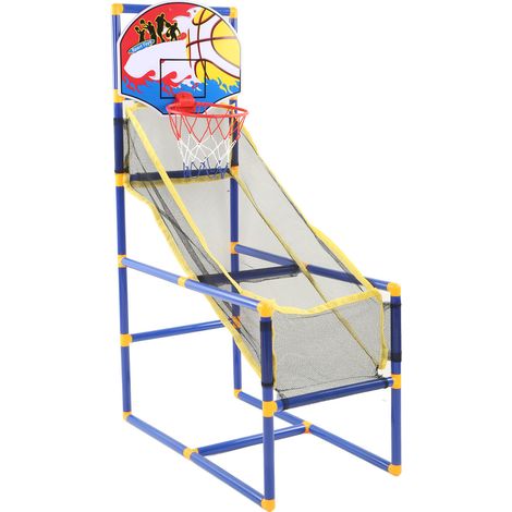 Jeu de basketball d'arcade portable et détachable pour deux joueurs, destiné aux enfants et adapté à une utilisation à domicile et en intérieur/extérieur. (1/5)