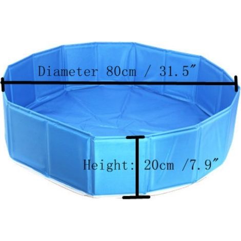 PISCINA PARA PERROS 80x20cm.