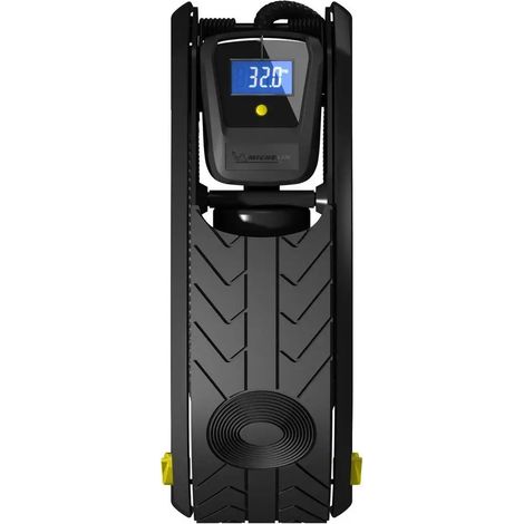 Bomba de pie Michelin para coches, bicicletas y ruedas, con manómetro digital.