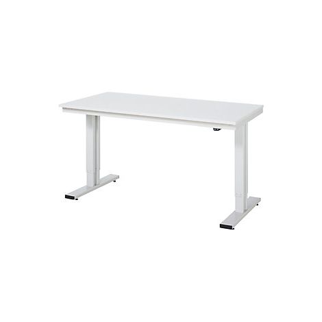 Mesa de trabajo  de altura regulable eléctricamente  altura 720