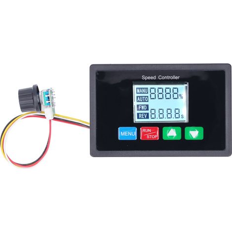 Régulateur de vitesse de moteur à courant continu, régulateur de synchronisation LCD intégré DC10-55V (1/5)