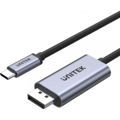 Unitek Adattatore USB-C na DP 1.2 4K@60Hz Kabel 1.8 m (1/4)
