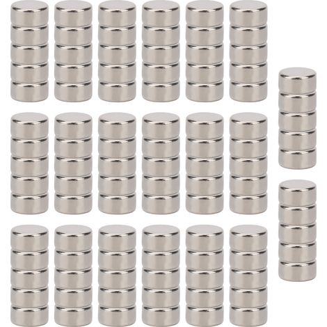Aimants puissants en néodyme - 100 pièces, 8x4mm - Aimants industriels ronds miniatures (1/5)