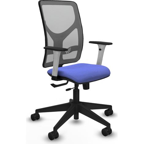 Chaise de bureau piqueras y crespo Motilla blanc support lombaire (1/2)