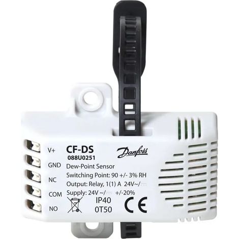 Danfoss Sensor de punto de rocío CF-DS para desconexión de la refrigeración, 088U0251