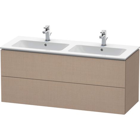 Duravit L-Cube mueble bajo lavabo suspendido, 2 cajones,