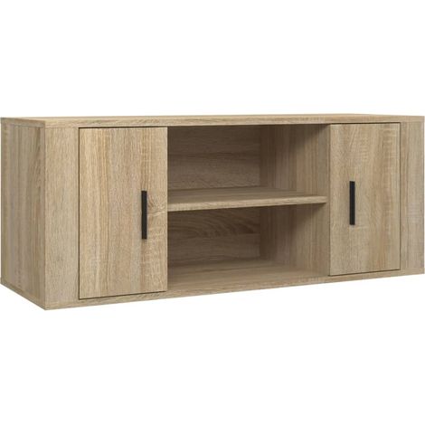Maison Exclusive - TV-Schrank Sonoma-Eiche 100x35x40 cm Holzwerks
