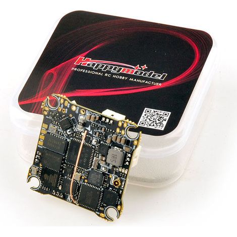 X14 1-2S Racing-Drohnen-Flugsteuerung mit eingebautem ELRS-Empfänger, 12A ESC, 400mW Bildübertragung.