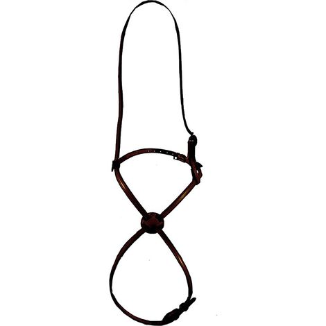 Capezzina Tattini ad incrocio in cuoio: Full, marrone (04)
