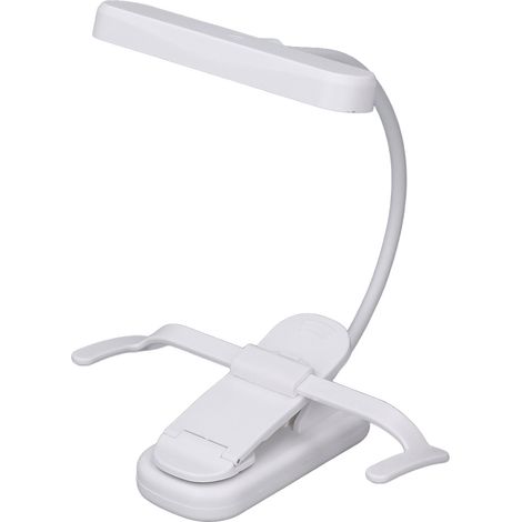 Lampe de piano à pince, orientable à 360°, LED blanche, pour livres et partitions. (1/5)