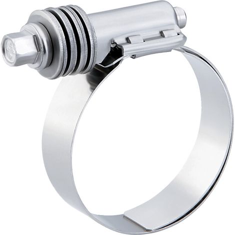 Collier de serrage à tourillons inox A4 BREEZE bande de doublage intérieure plage 16-27 mm - NORMA GROUP