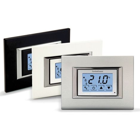 TERMOSTATO ELEGANTE INCASSO 503 UNIVERSALE FANTINI COSMI CH121 RETROILLUMINATO
