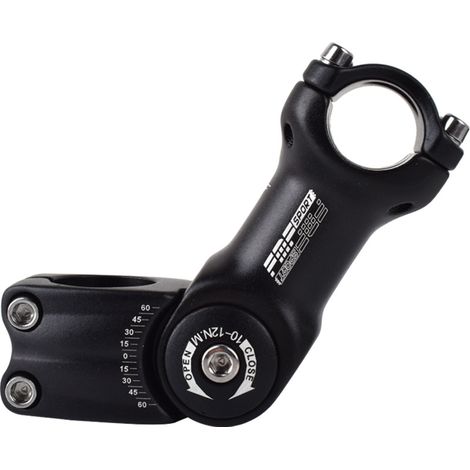 31.8 AdjUstable Stem 90mm 0 60 Degré AdjUstable Guidon Potence pour La Plupart Des Vélos De Montagne Vélo De Route (1/5)