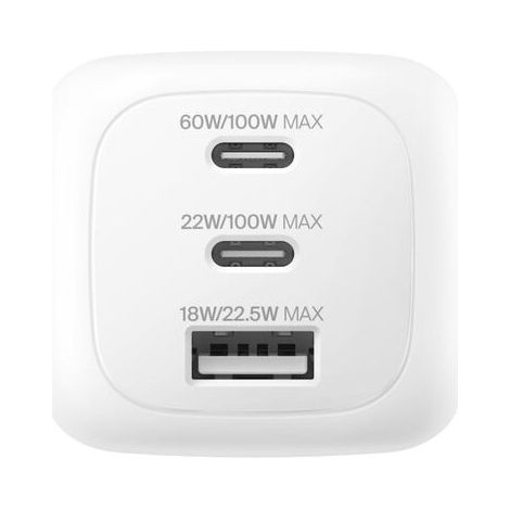 Belkin WCH016hqWH Universel Blanc Secteur Charge rapide Intérieure (1/3)
