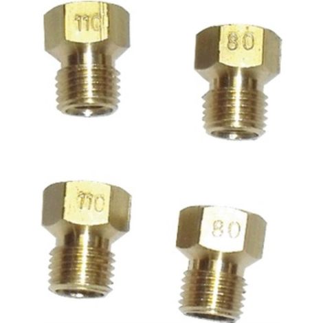 Conjunto inyectores M7 natural, 4 uds 2x80 2x110