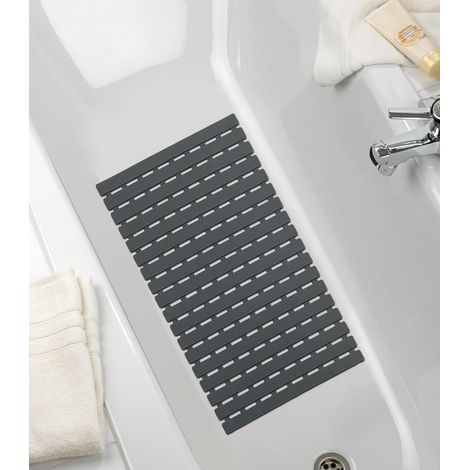 Alfombra de baño Arinos gris (1/4)