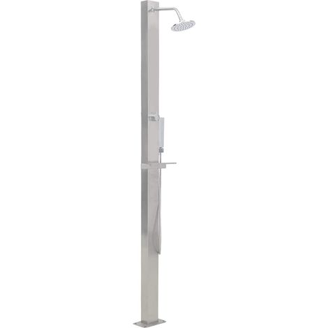 Douche d'extérieur Acier inoxydable Droit (1/5)