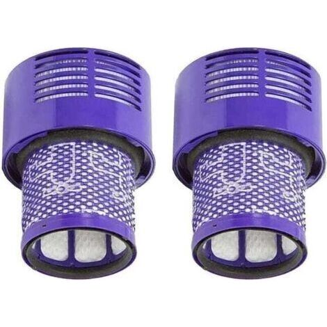 Lot de 2 filtres de rechange lavables pour aspirateurs Dyson V10. Filtres de rechange Dyson pour la série V10 (SV12).