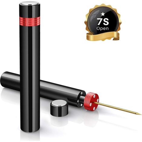 Corkscrew, pneumatic corkscrew, pump-action bottle opener, wine bottle opener, portable tool, accessory for sommeliers and wine lovers, gift for Father's Day and Christmas (1/5)