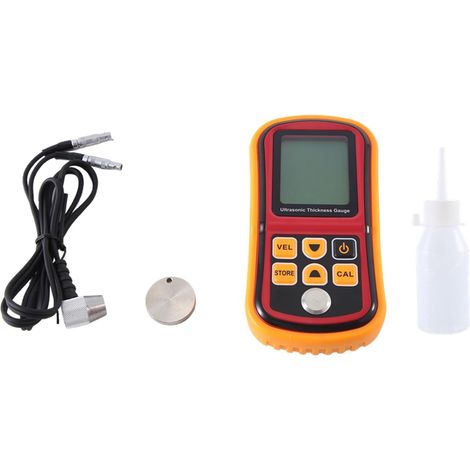 GM100 Ultrasonic LCD Digital Thickness Gauge 1.2–225 mm (steel) 0.1 mm resolution (1/5)