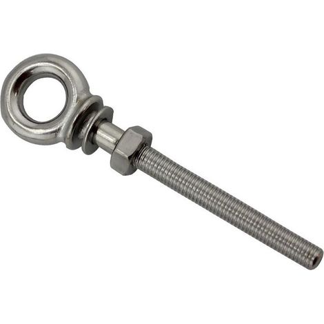 Boulons à œil en acier inoxydable Boulons à œil longs Boulons longs intégraux non soudés Boulons pivotants (6 mm) (1/3)