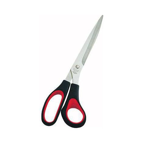 WEDO Schere 97610 25,5cm Edelstahl Softgriff schwarz/rot (1/2)