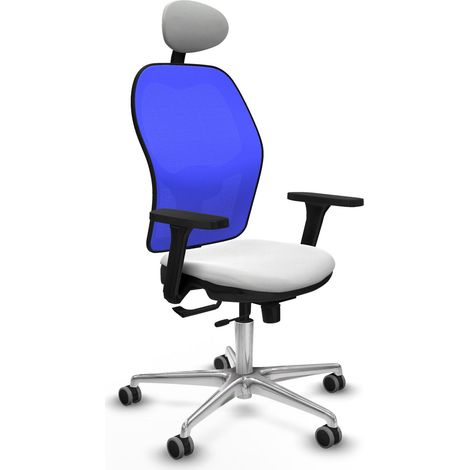 Sedia da ufficio piqueras y crespo Jorquera azzurro chiaro rete (1/2)