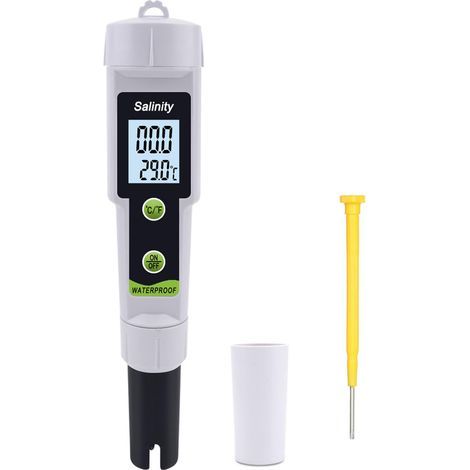 Salinity Tester 0-199.9 Ppt Pool Salt Tester Pool Salt Meter Pool Salinity Tester (1/5)