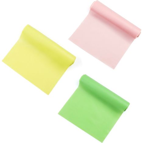 Bandes de résistance élastiques professionnelles sans latex. Bandes extensibles longues pour le yoga, le Pilates, la rééducation, les entraînements à domicile ou en salle de sport. (1/5)