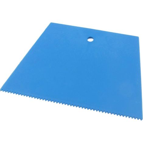 4.5'' Long 3.3'' Breite 2mm dicke Trapezoid-Kunststoff-Lackfarbe Kuchenteig pastöser Schaber