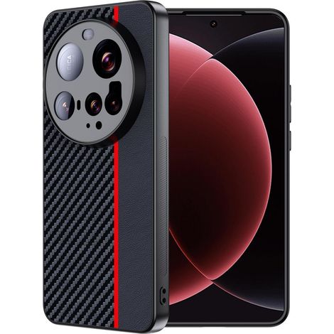 Coque de téléphone pour Xiaomi 15 Ultra, fibre de carbone, antichoc, protection caméra