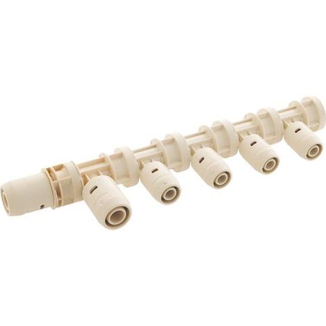 Collecteur 6 départs pour tube multicouche ø20-20-16-16-16-16 (1/3)
