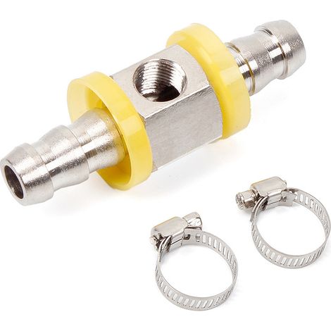 Automotive modification parts 3/8 fuel line, fuel pressure gauge, sensor, T-type barb connector 1/2 - -3/8 (1/4)