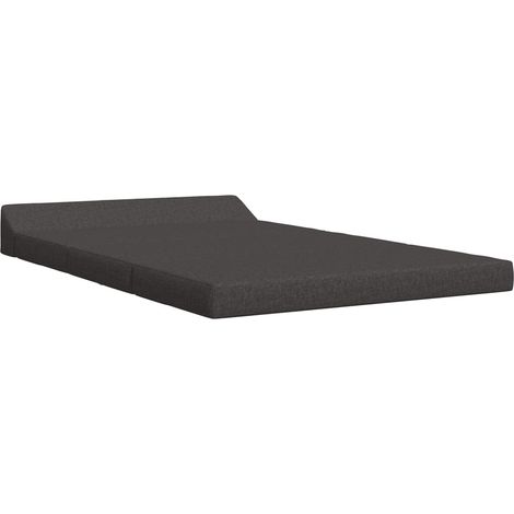 vidaXL Sofá Cama Plegable Gris oscuro 120 x 60 x 49 cm Tela (1/2)