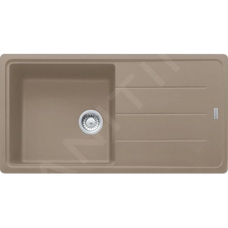 Franke Basis - Évier en fragranit BFG 611, 97x50 cm, huître 114.0494.758 (1/3)
